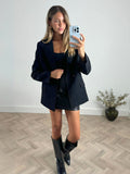 Adeline Tailored Blazer, Black