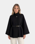 Florianne Wool Cape Coat