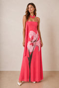 Peony Soft Chiffon Maxi Dress