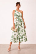 Jasmine Green Print Dress