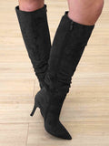 Stacey Knee High Suede Boots