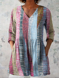 Anais — Long Blouse with V-Neck