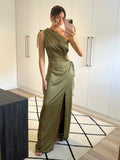 Jovie Cut Out Maxi Dress, Green