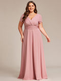 Plus Size Empire Waist A-Line Bridesmaid Dress