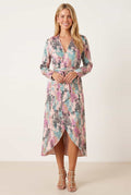 Fergie Reversible 2 in 1 Wrap Midi Dress, Animal Print