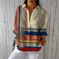 Viviana — Artistic Block Print Blouse