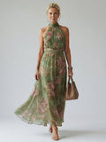 Naomi Halter Maxi Dress