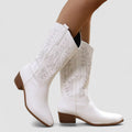 Sierra Embroidered Western Boots