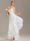Strapless Fishtail Jacquard Wedding Dress