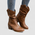 Eleanora Slouch Heeled Boots