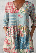 Estelle — Long Blouse with V-Neck