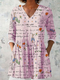 Imogen — Long Blouse with V-Neck
