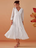 Glitter Twist Knot A-Line Wedding Dress (Final Sale)