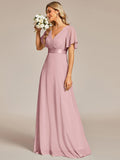 The Monica — Flutter Sleeve Empire Waist Dress