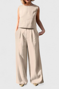 Yvanne Vintage Sleeveless Summer Set