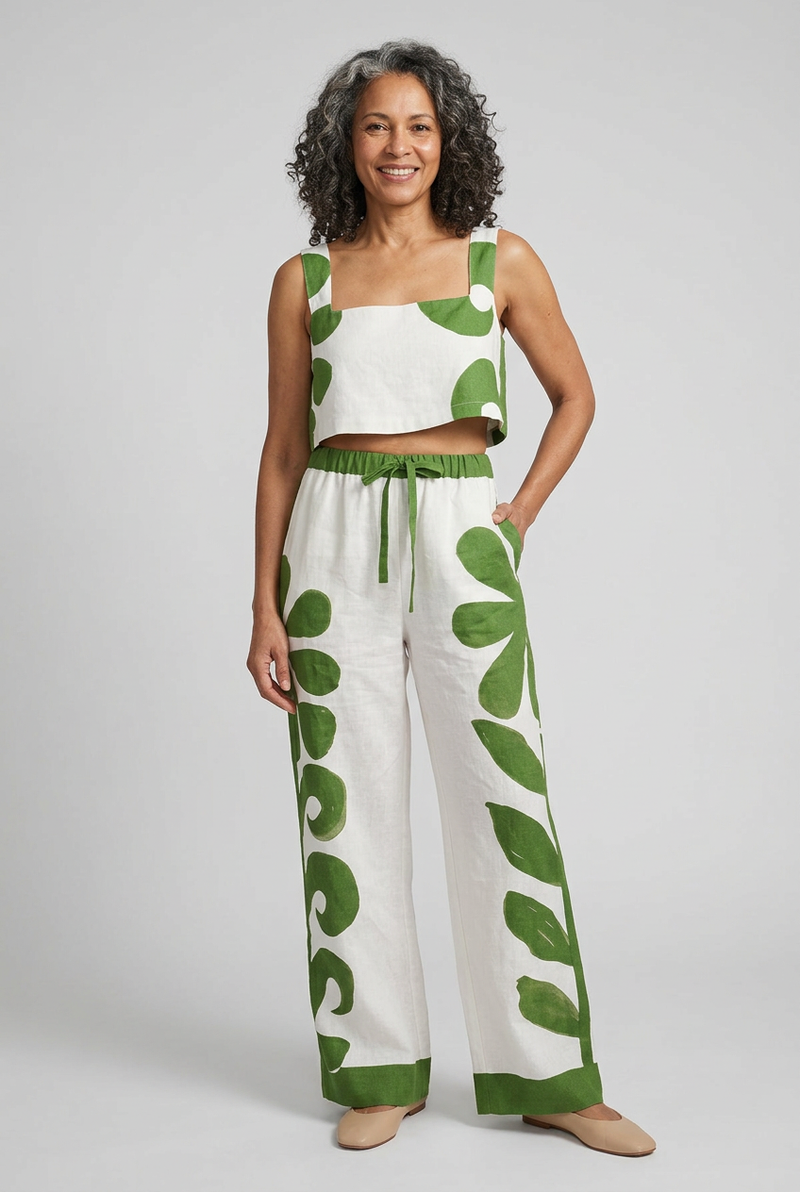 Serafina Sleeveless Floral Boho Set
