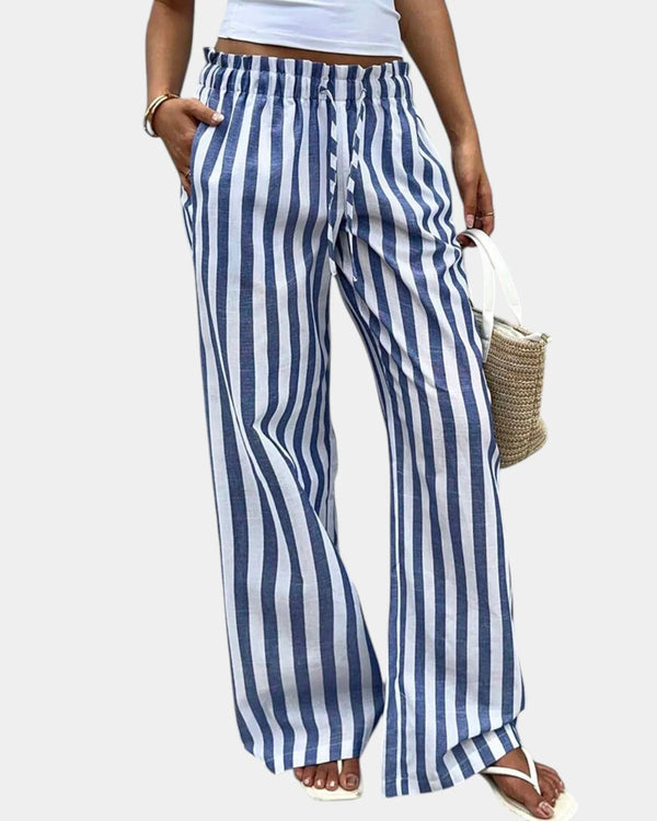 Marguerite Striped Trousers