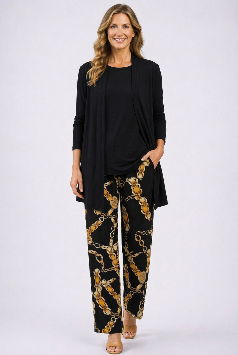 Juliana Black Three-Piece Set