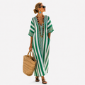 Long Kaftan Green