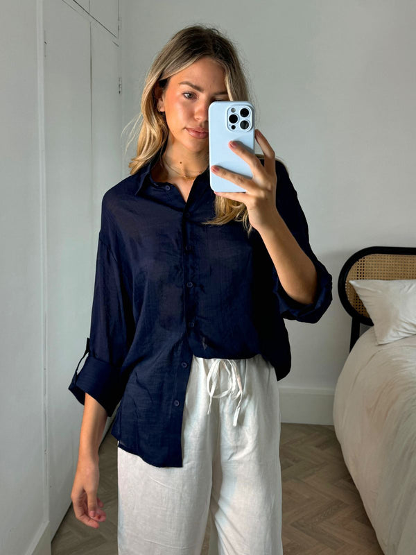 Kensie Roll Up Shirt
