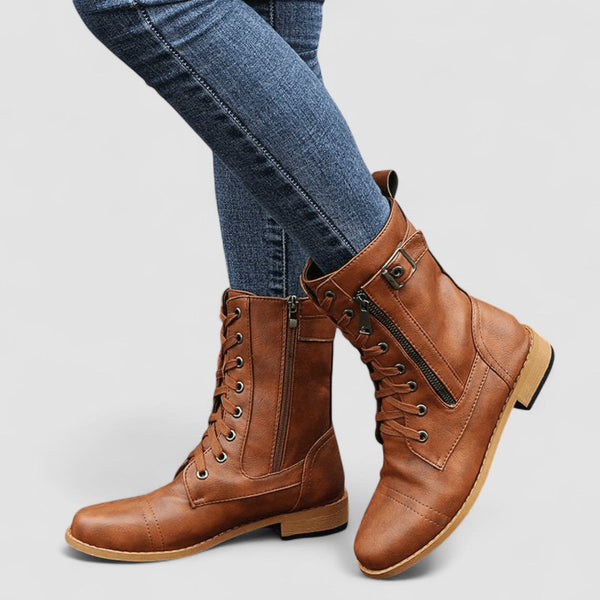 Tallulah Buckled Western Boots