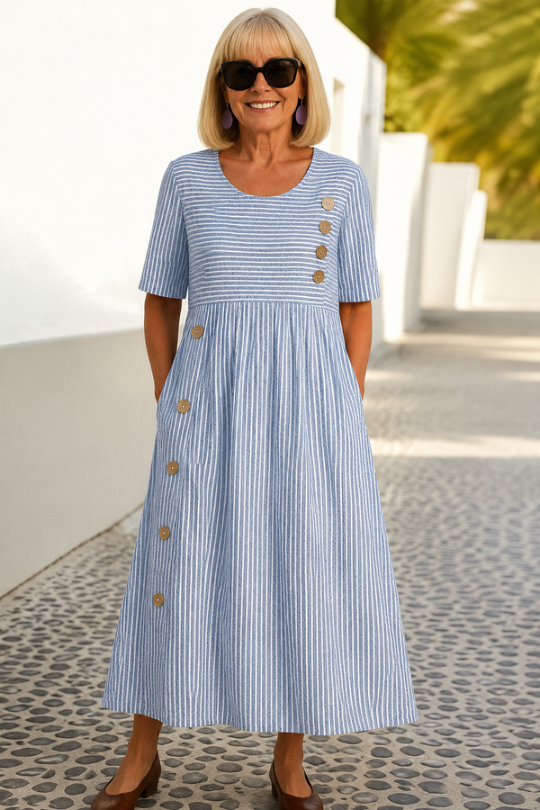 Sofia Striped Summer Dress