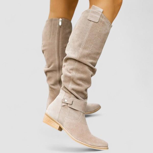 Georgiana Slouch Western Knee Boots