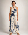 Josephine Draped Wide-Leg Jumpsuit