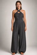 Nora Open-Back Wide-Leg Jumpsuit