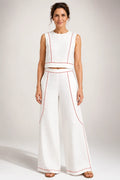 Margot Sleeveless Wide-Leg Set