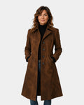 Sienna Suede Trench Coat