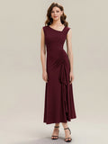 Knit Cap Sleeve Mermaid Dress