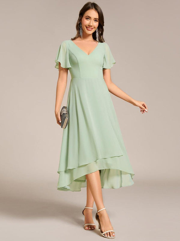 High Low Chiffon Dress