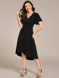 High Stretch Midi Wedding Guest Dress