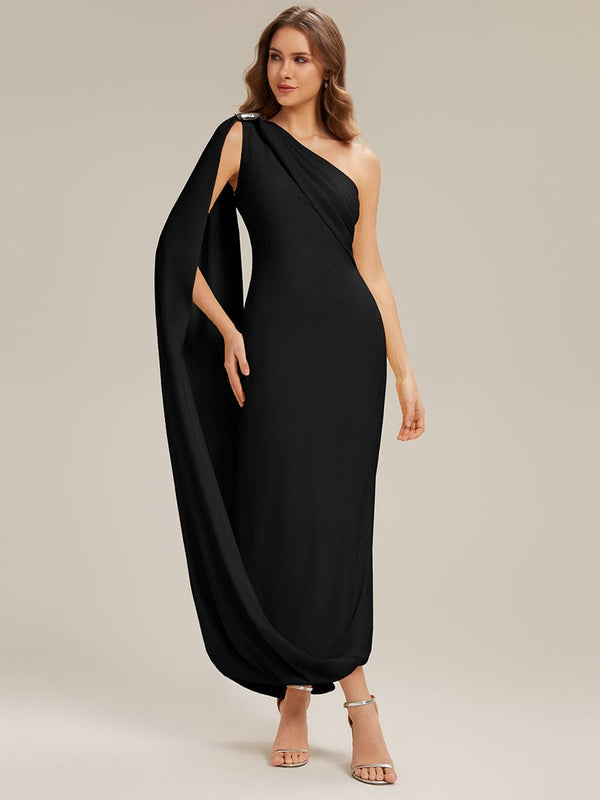 Flowing Ribbons Knit Sleeveless Dress