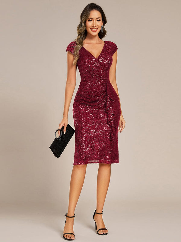 Sequin Bodycon Wedding Guest Dress