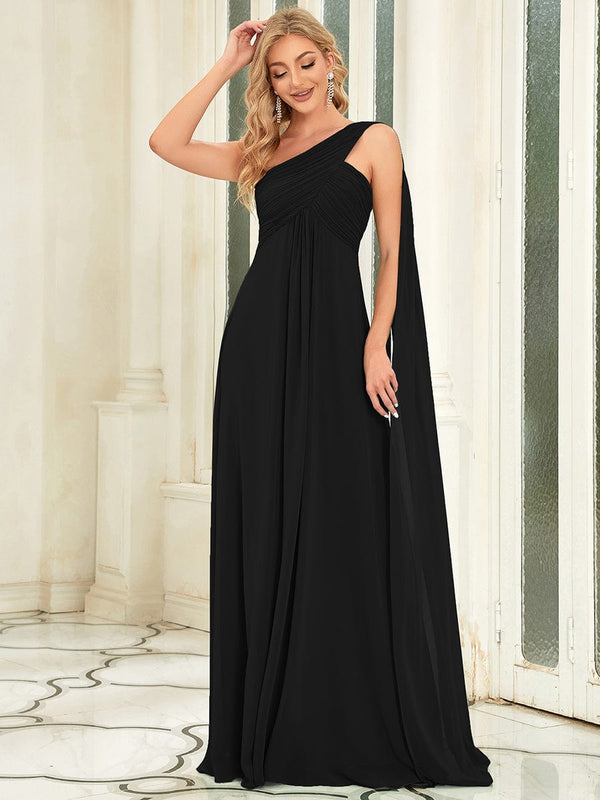 One Shoulder Maxi Bridesmaid Dresses
