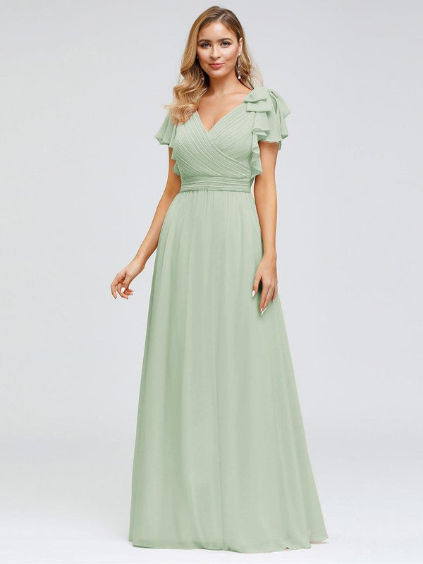 Maxi Long Chiffon Evening Dress