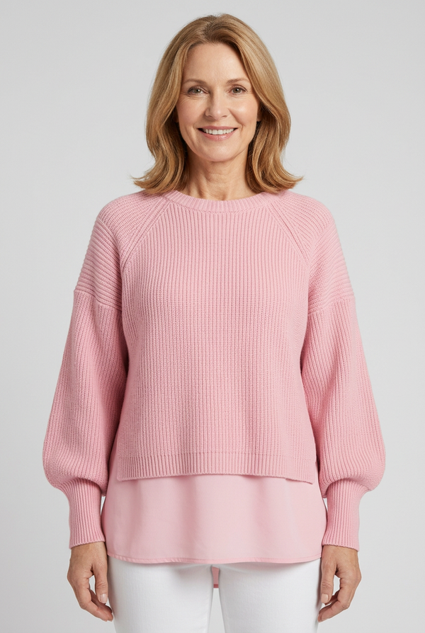 Kestlyn Layered-Look Sweater