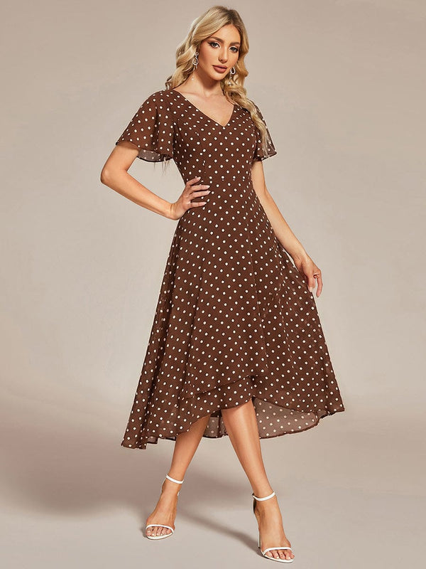 High Low Chiffon Dress