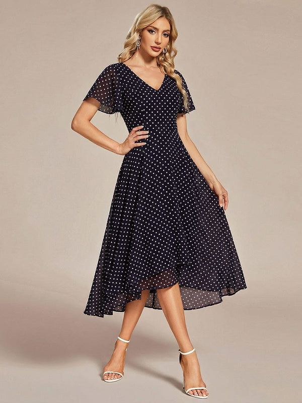 High Low Chiffon Dress