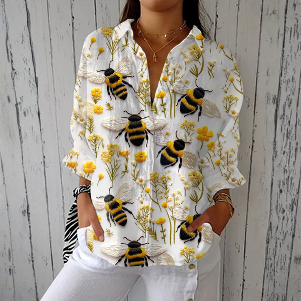 Brigitte — Honeybee Garden Blouse