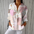 Aurora — Pastel Patchwork Blouse