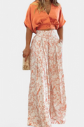 Olivia Boho V-Neck and Wide-Leg Co-Ord Set