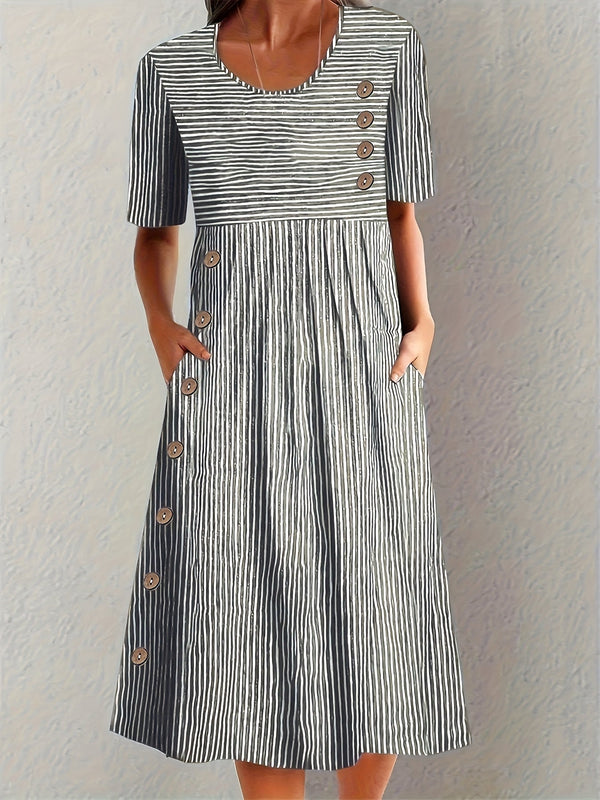 Sofia Striped Summer Dress