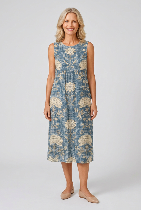 Belle Boho Midi Dress