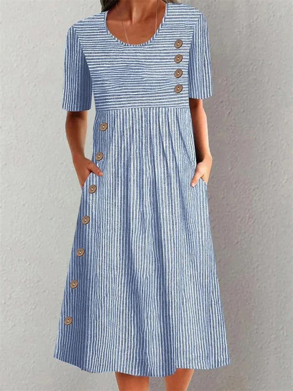 Sofia Striped Summer Dress