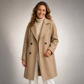 Sofía Long Wool Blend Coat