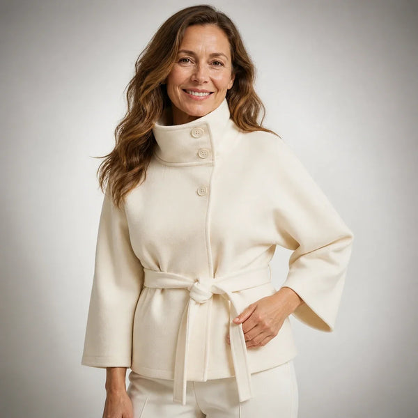 Muriel Belted Cape Coat