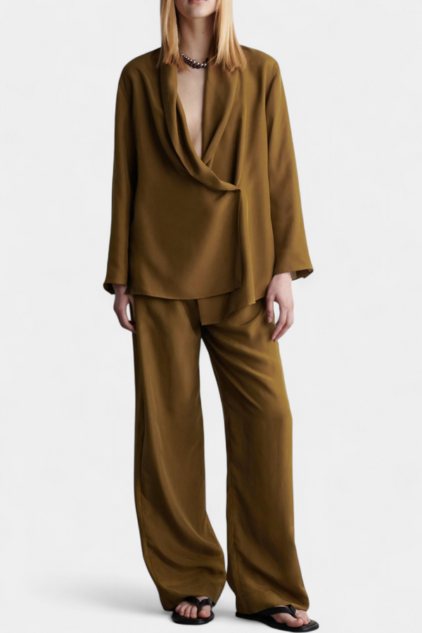 Sue Lapel Blazer and Matching Trousers Set